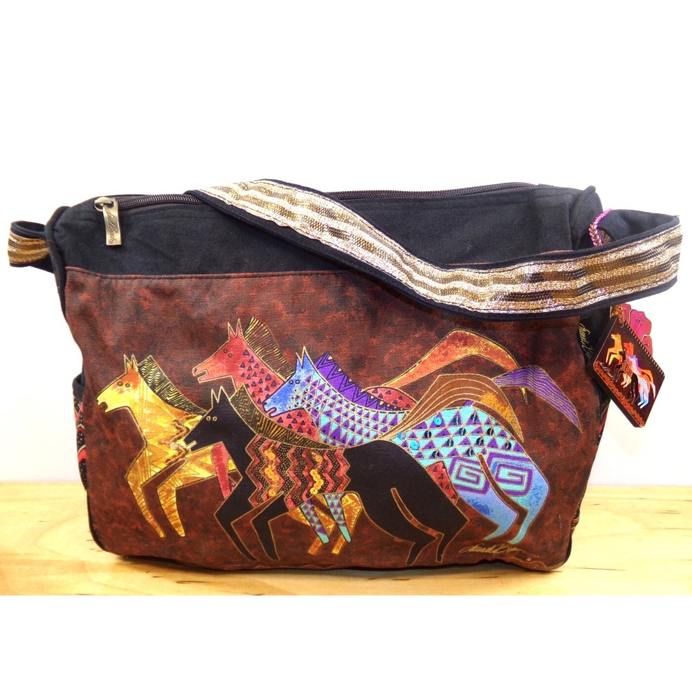 Artistic Horse Print Shoulder Bag